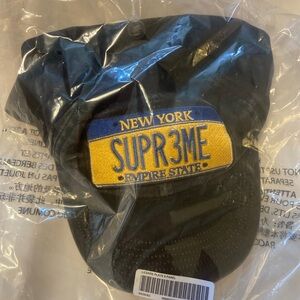 Black SUPREME New York Cap